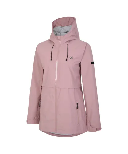 Dare 2B Womens/Ladies Switch Up Recycled Waterproof Jacket (Dusky Rose) - Pink/Blue
