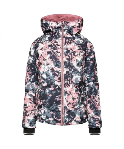 Dare 2B Womens/Ladies Verdict Floral Insulated Ski Jacket (Mesa Rose) - Pink