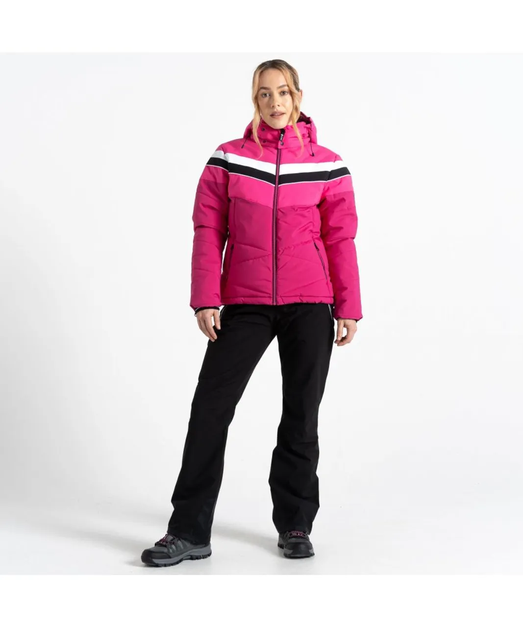 Dare 2B Womens Powder Jacket Pure PinkRed Ski - Pink