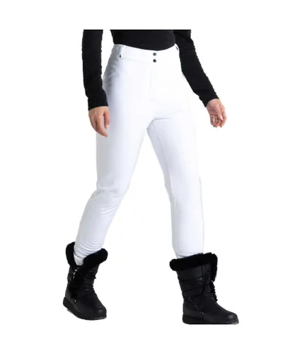 Dare 2B Womens Sleek III Slim Waterproof Softshell Ski Pants - White