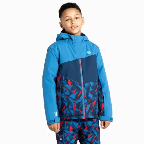 Dare2b Kids Humour II Ski Jacket: Vallarta Blue/Moonlight Denim: 7-8 Y
