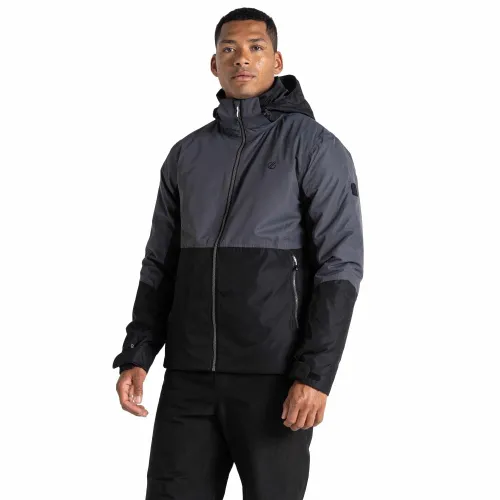 Dare2b Precision Ski Jacket: Black/Ebony Grey: XL