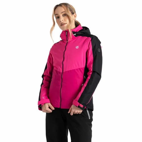 Dare2b Womens Climatise Ski Jacket: Pure Pink/Boudoir Red: 14