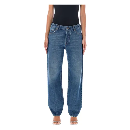 Darkpark , Cropped Denim Jeans ,Blue female, Sizes: