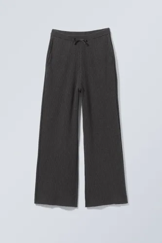 Darwin Knitted Loose Trousers - Grey