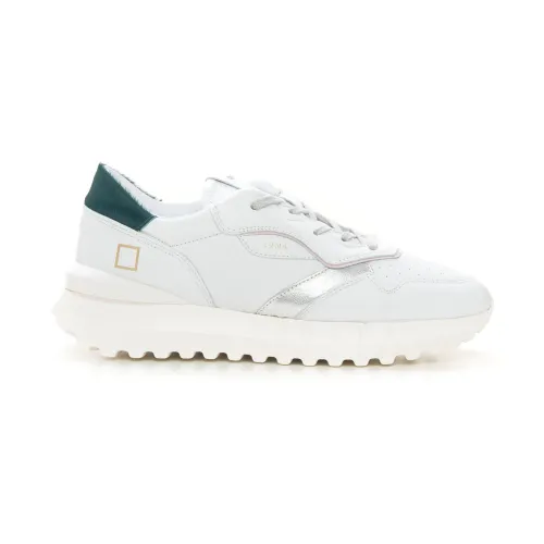 D.a.t.e. , Luna Lace-Up Sneakers ,White female, Sizes: