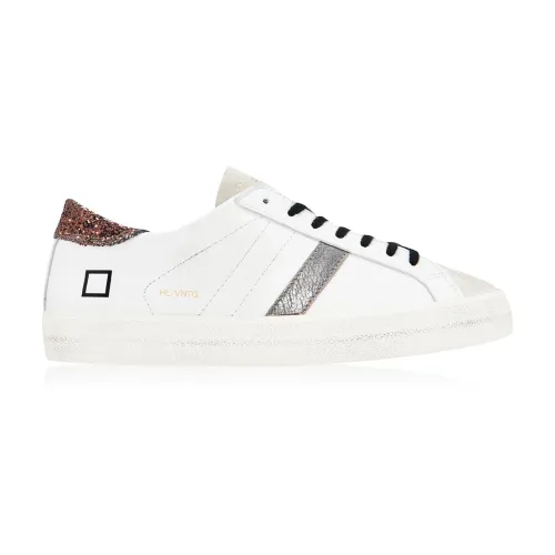 D.a.t.e. , Vintage Low Top Sneakers ,White female, Sizes: