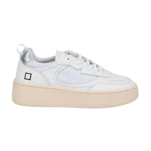 D.a.t.e. , White Dragon Step Floor Sneakers ,White female, Sizes: