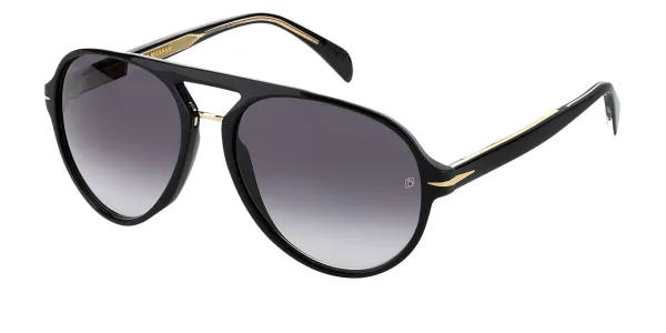 David Beckham DB 7005/S 807/9O Men's Sunglasses Black Size 57