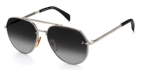 David Beckham DB 7037/G/S 6LB/9O Men's Sunglasses Grey Size 61