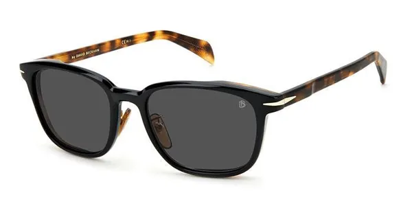 David Beckham DB 7081/F/S Asian Fit WR7/IR Men's Sunglasses Black Size 54
