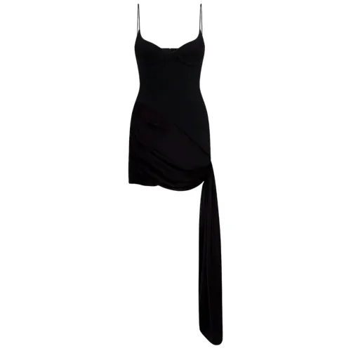 David Koma , Short Dresses with Pf23Dk55D Model ,Black female, Sizes: