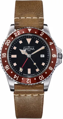 Davosa Watch Vintage Diver - Black