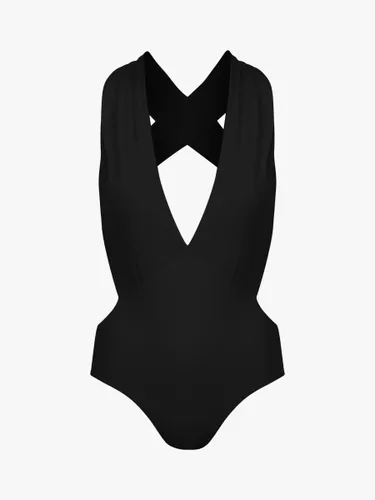 Davy J The Statement Cut Out Swimsuit - Black - Female