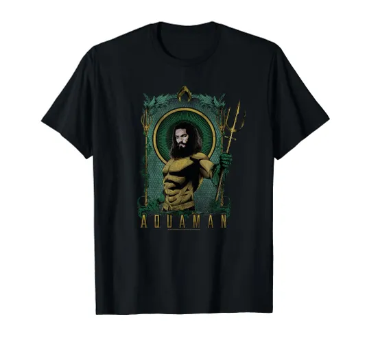 DC Comics Aquaman Framed Trident T-Shirt