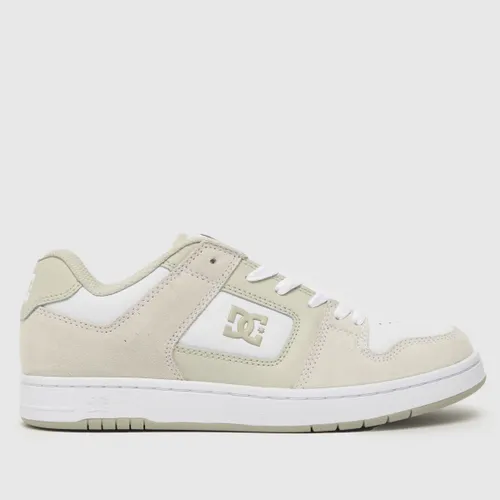 DC Manteca 4 Trainers In White & Beige
