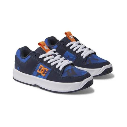DC Shoes Boys Lynx Zero Shoes - Shady Blue & Orange - UK 1 (EU 33)