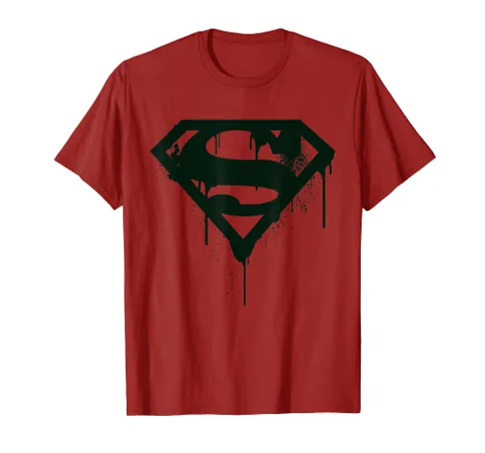 DC Superman Logo Doomsday Graffiti T-Shirt