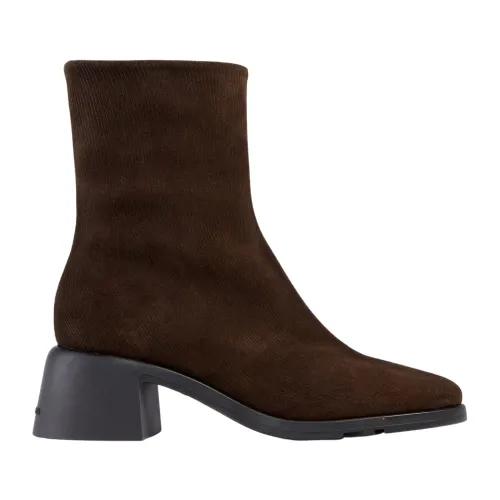 Dear Frances , Handmade Italian Suede Ankle Boot ,Brown female, Sizes: