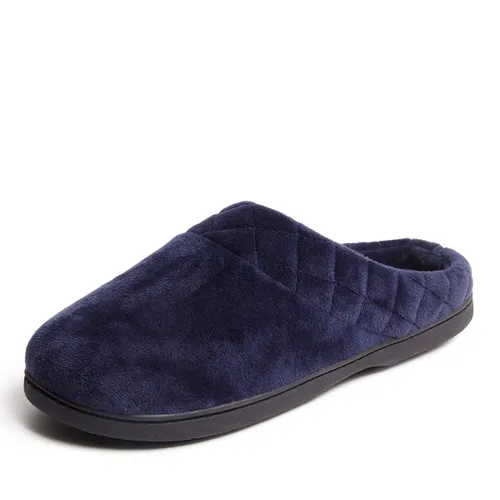Dearfoams Women's Darcy Microfibre Velour Clog with Quilted