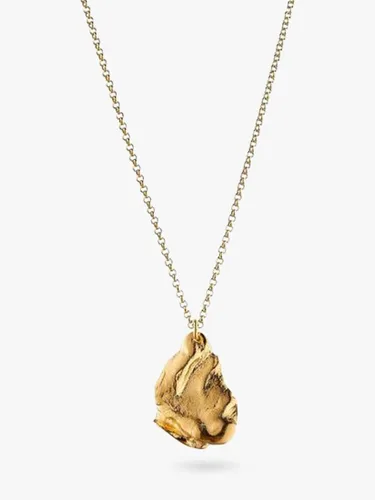 Deborah Blyth Fold Pendant Necklace, Gold - Gold - Female