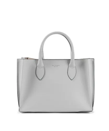Dee Ocleppo Womens Como Tote Light Grey Leather - One Size