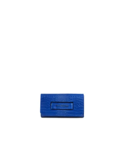 Dee Ocleppo Womens Everything Clutch Blue Leather - One Size