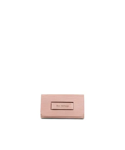 Dee Ocleppo Womens Everything Clutch Pink Leather - One Size