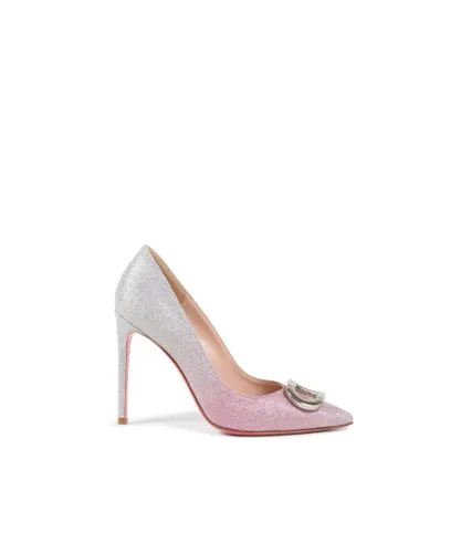 Dee Ocleppo Womens Logo Fairy Pump D©grad© Pink - Multicolour Leather (archived)