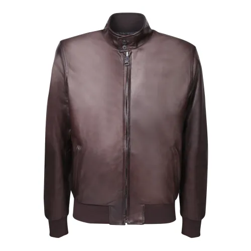 Dell'oglio , Mens Clothing Jacket Brown Aw23 ,Brown male, Sizes: