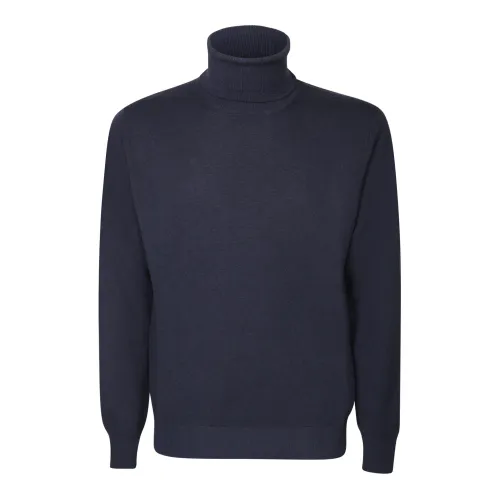 Dell'oglio , Men's Clothing Knitwear Blue Aw23 ,Blue male, Sizes: