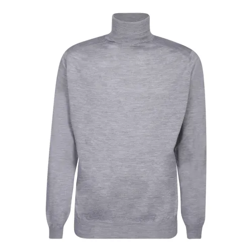 Dell'oglio , Men's Clothing Knitwear Grey Aw23 ,Gray male, Sizes: