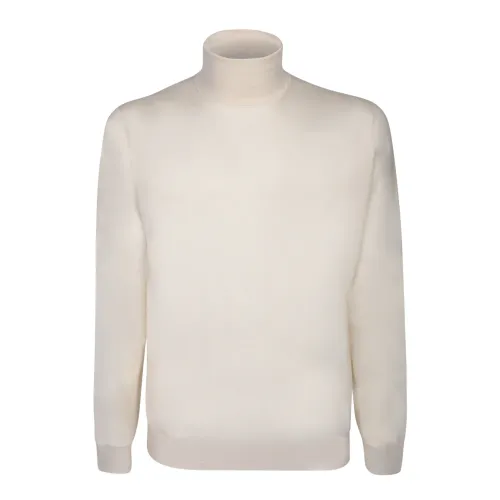 Dell'oglio , Men's Clothing Knitwear White Aw23 ,White male, Sizes: