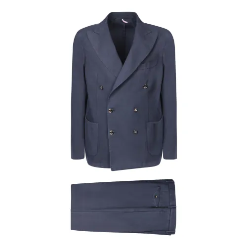 Dell'oglio , Mens Clothing Suits Blue Aw23 ,Blue male, Sizes: