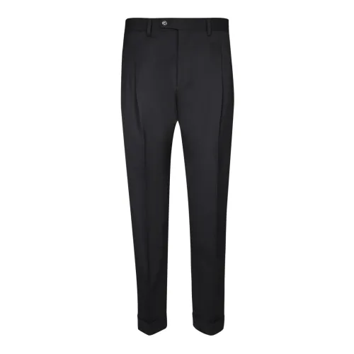 Dell'oglio , Mens Clothing Trousers Black Aw23 ,Black male, Sizes:
