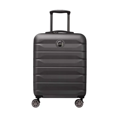 Delsey , Black Suitcases with TSA Lock and Multi-Position Trolley ,Black male, Sizes: ONE SIZE