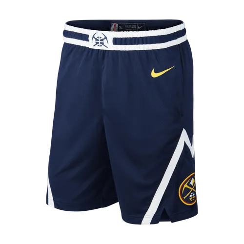 Denver Nuggets Icon Edition Men's Nike NBA Swingman Shorts - Blue - Polyester