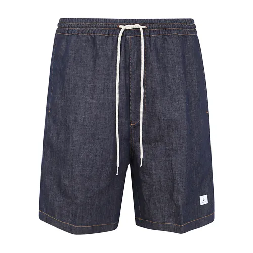 Department Five , Collins Shorts With Coulisse ,Blue male, Sizes: