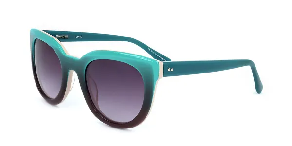Derek Lam Lore TURQ Women's Sunglasses Blue Size 50