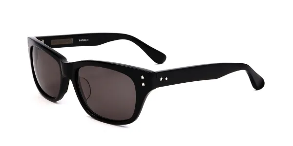 Derek Lam Parkl BLK Men's Sunglasses Black Size 53