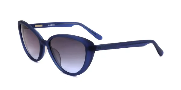 Derek Lam Phoe MBLUE Women's Sunglasses Blue Size 55