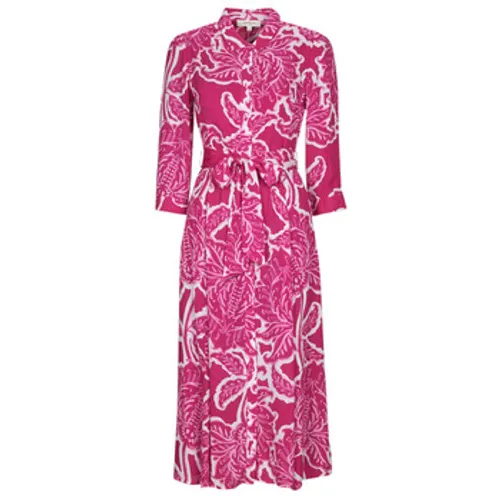 Derhy  CHARLENE ROBE  women's Long Dress in Pink