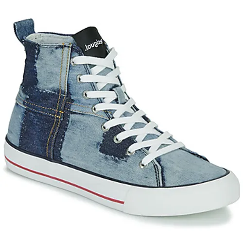 Desigual  BETA TRAVEL PATCH  women's Shoes (High-top Trainers) in Blue