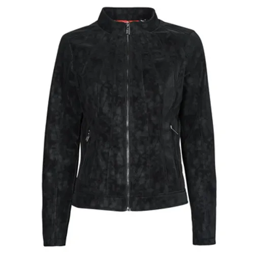 Desigual  CHAQ_MAR  women's Leather jacket in Black