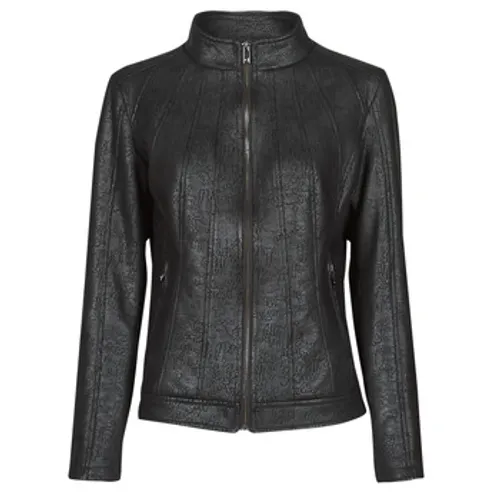 Desigual  COMARUGA  women's Leather jacket in Black