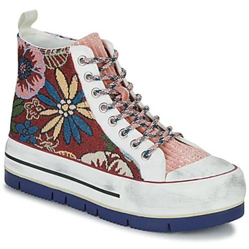 Desigual  CRUSH ROSA  women's Shoes (High-top Trainers) in Multicolour