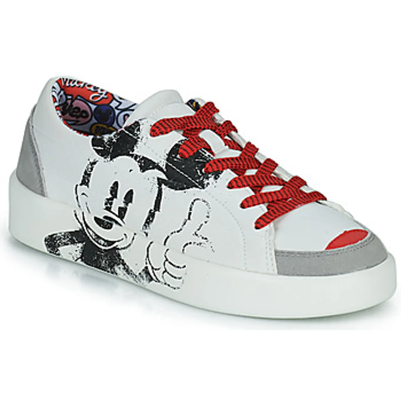 Desigual  FANCY MICKEY  women's Shoes (Trainers) in White