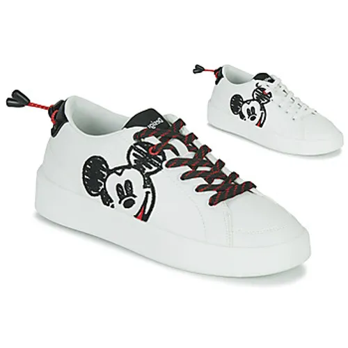 Desigual  FANCY MICKEY  women's Shoes (Trainers) in White