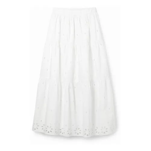 Desigual , Maxi Skirts ,White female, Sizes: