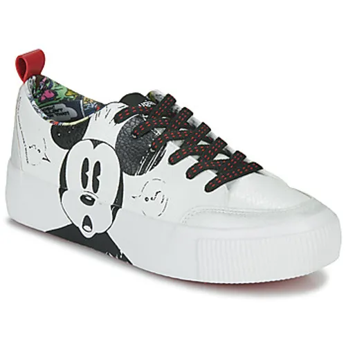 Desigual  STREETMICKEY CRACK  women's Shoes (Trainers) in White
